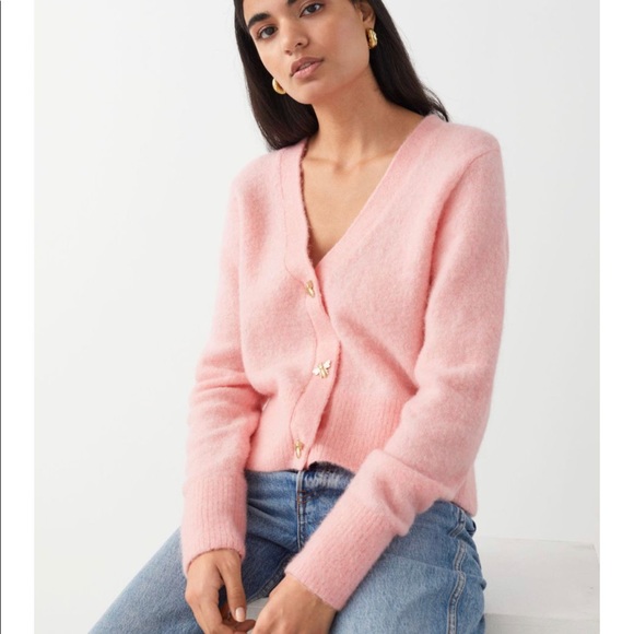 & Other Stories Sweaters - NWT & other stories alpaca wool 🐝 button cardigan